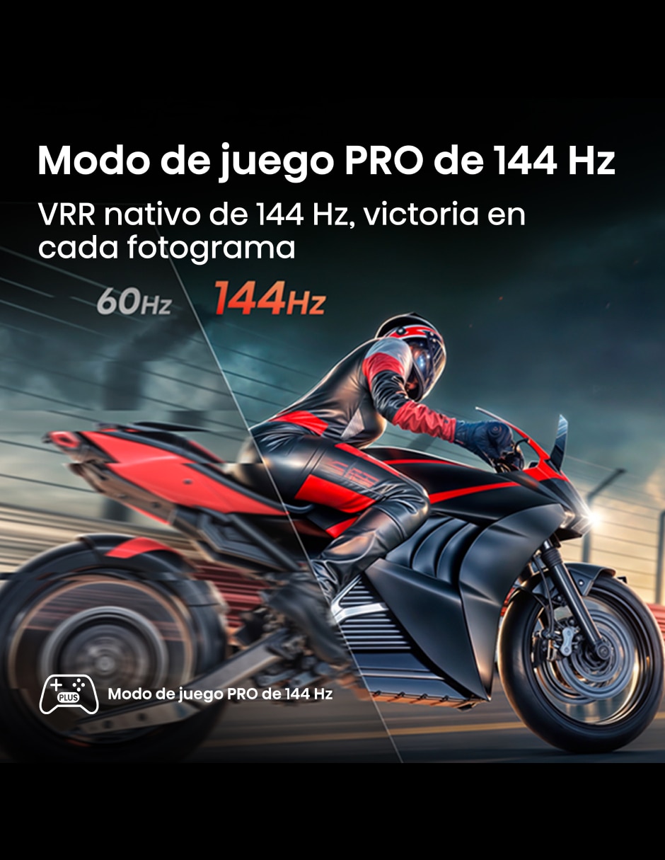 Pantalla smart tv hisense qled de 100 pulgadas 4k/uhd 100qd6sfm con fire os con ai smooth motion
